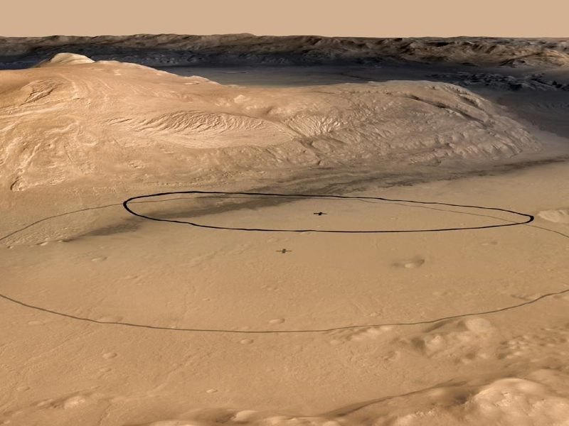 Illustration for article titled This summer, NASA's Curiosity rover will attempt the most ambitious Martian landing in history